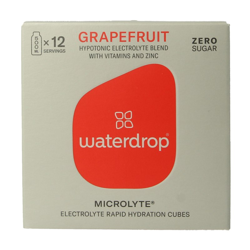 Waterdrop  Microlyte grapefruit bruistabletten 12 Stuks