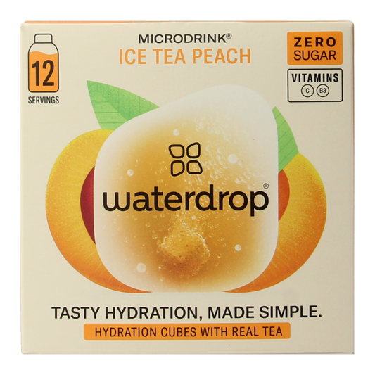 Waterdrop  Microdrink ice tea peach bruistabletten 12.00 Stuks