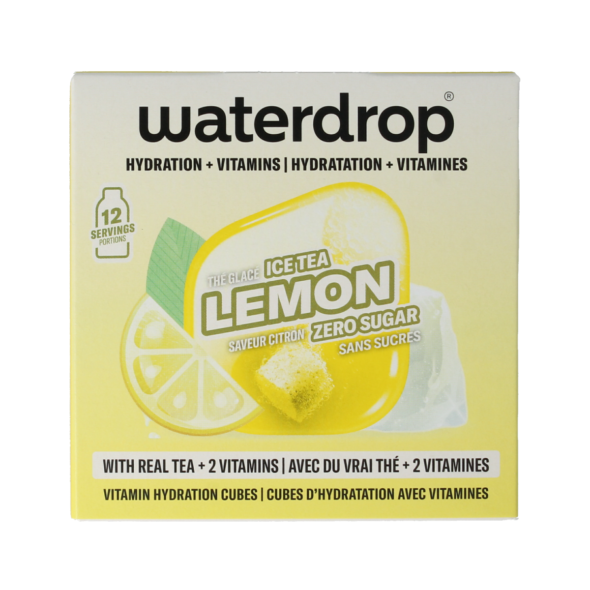Waterdrop  Microdrink ice tea lemon bruistabletten 12.00 Stuks