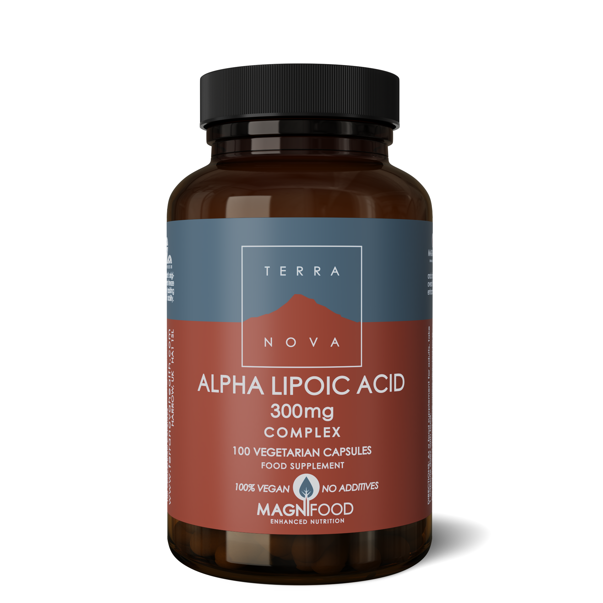 Terranova Alpha lipoic acid 300mg complex 100.00 Vegetarische capsules