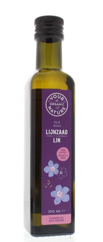 Your Organic Nature Lijnzaadolie bio 250.00 Milliliter