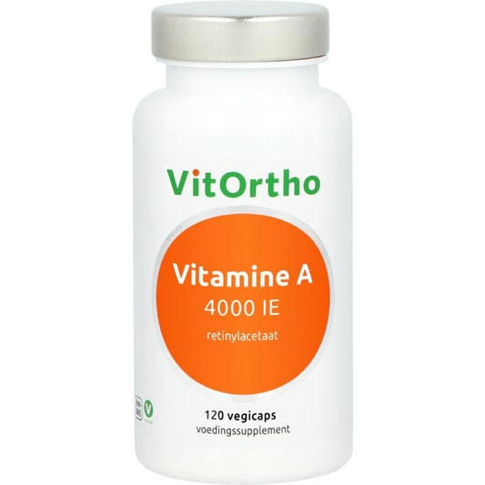 VitOrtho Vitamine A 4000IE 120.00 Vegetarische capsules