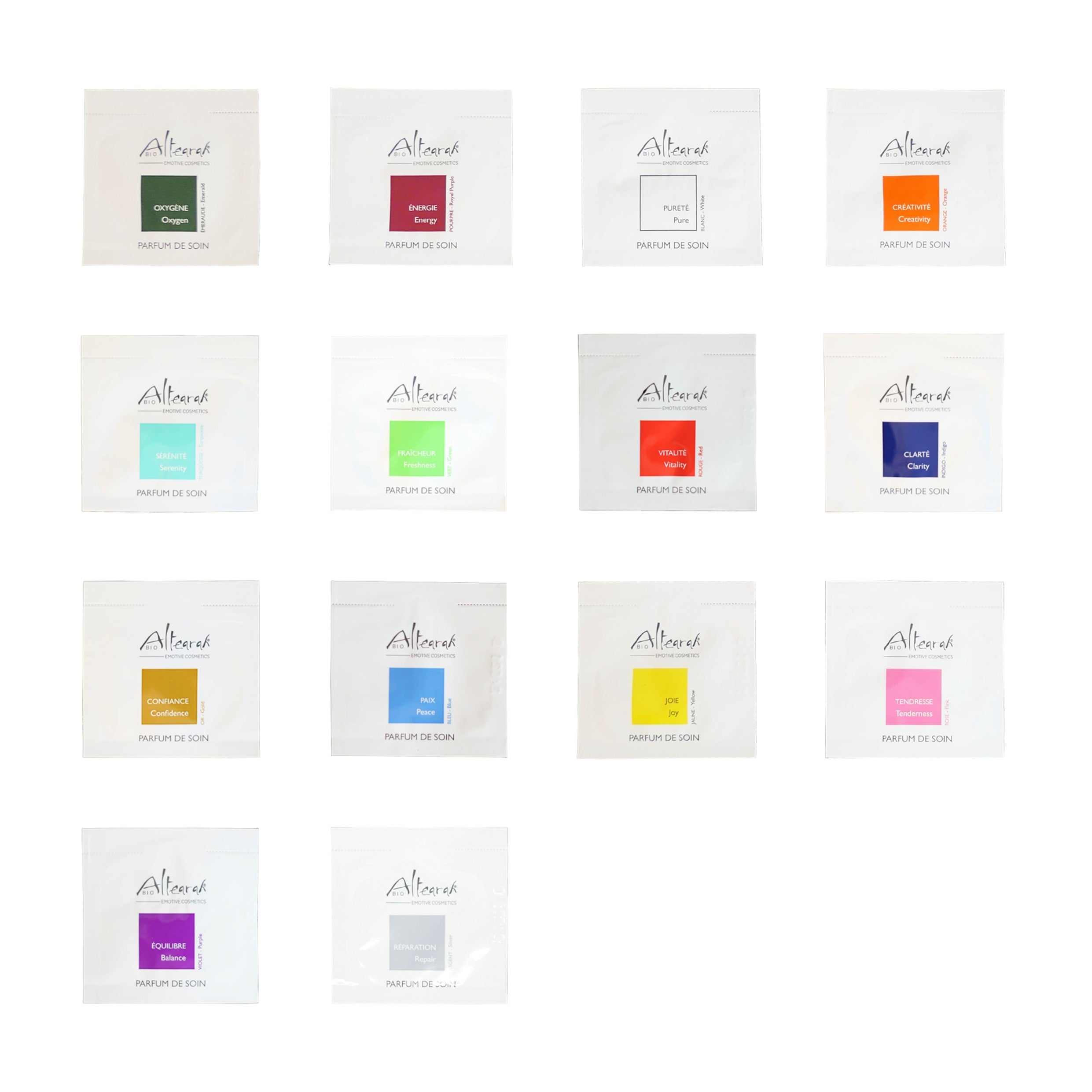 Altearah Sample parfum de soin bio 14 Stuks