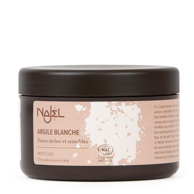 Najel Aleppo Aleppo gezichtsmasker witte klei 90 Gram