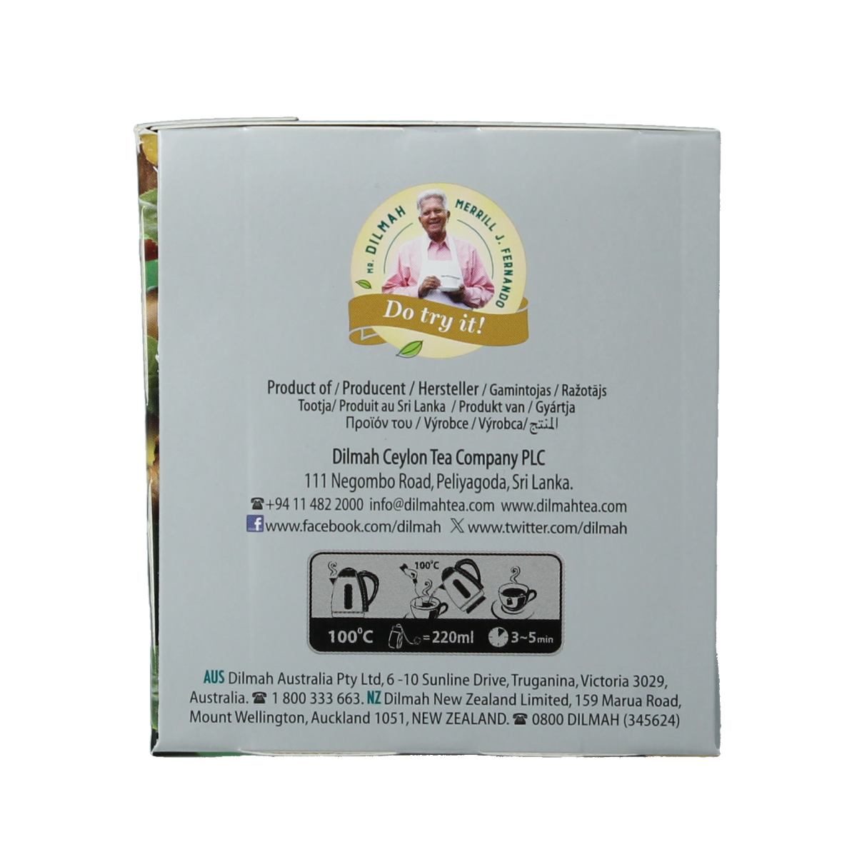 Dilmah Ginger & honey fun tea 20.00 Zakjes