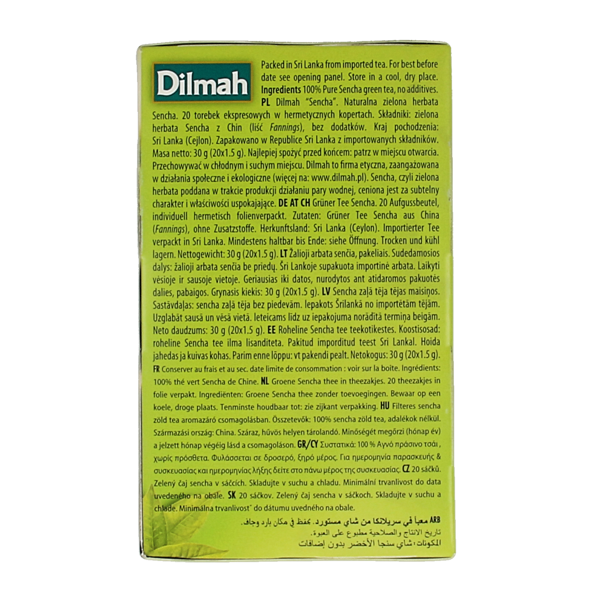 Dilmah Sencha green tea selection  20.00 Zakjes
