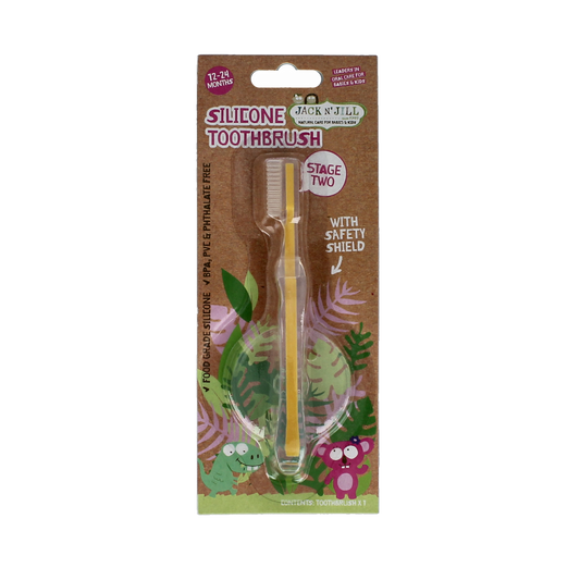 Jack N Jill Silicone toothbrush 1.00 Stuks