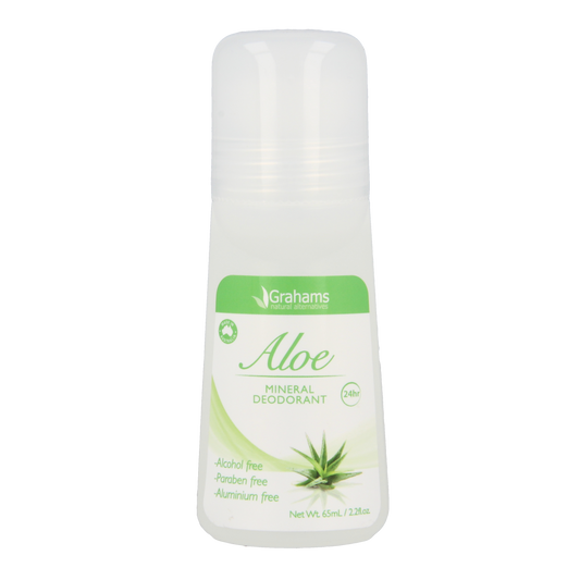 Grahams Deodorant mineral aloe 65.00 Milliliter