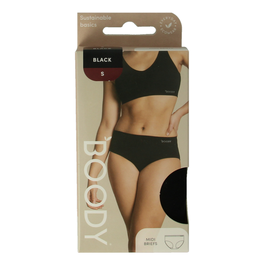 Boody  Midi heupslip zwart S 1 Stuks
