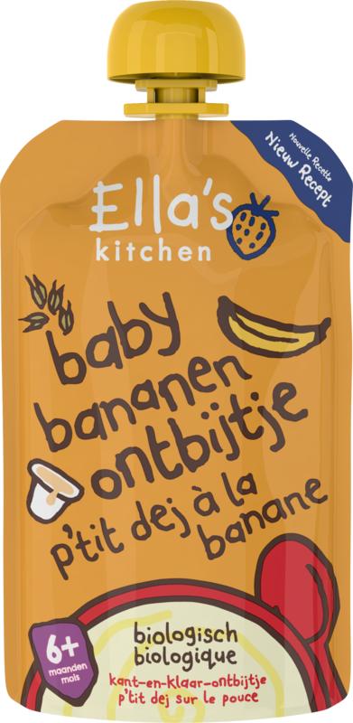 Ella's Kitchen Baby ontbijtje banaan 6+ maanden bio 100.00 Gram