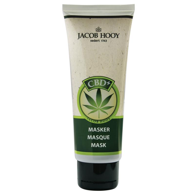 Jacob Hooy CBD gezichtsmasker in 75ml tube, natuurlijke gezichtsverzorging met CBD voor een verzorgend huidgevoel.