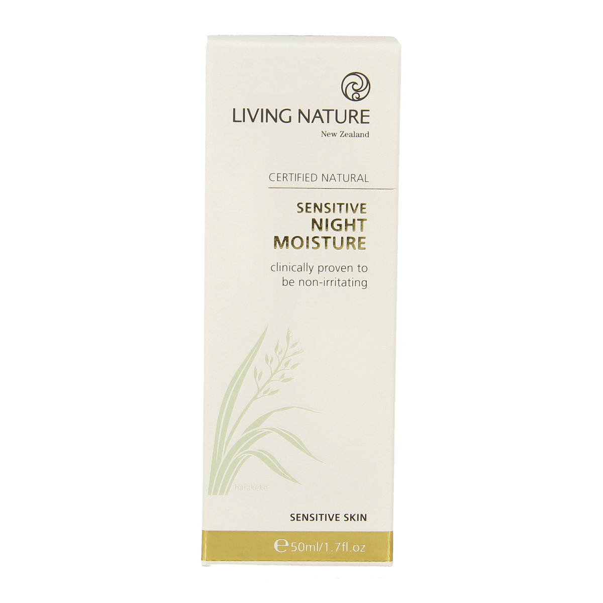 Living Nature Nachtcreme gevoelige huid 50.00 Milliliter