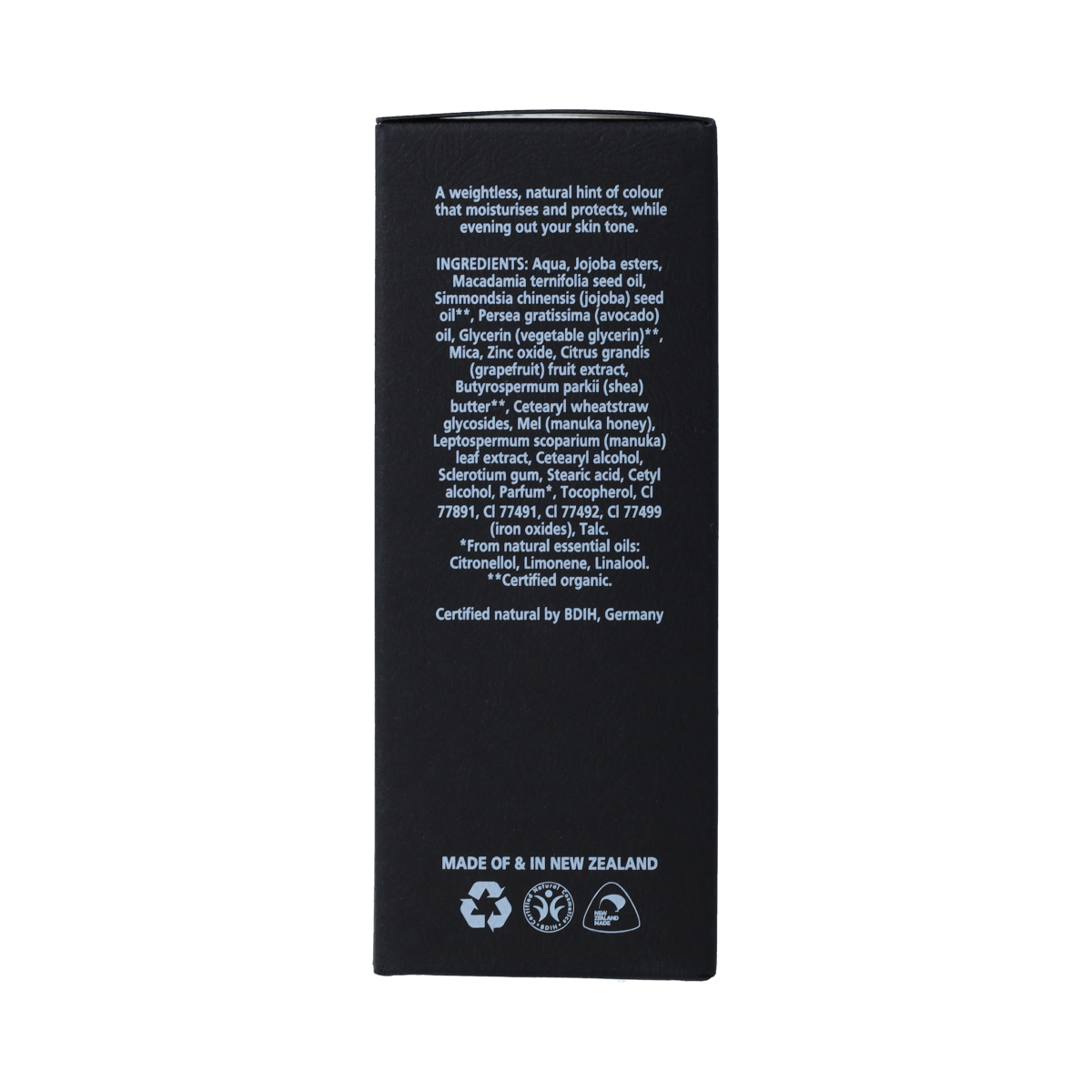 Living Nature Evening Light Tinted Moisturiser in 50ml, facial skincare product with a tinted, nourishing formula for healthy skin.