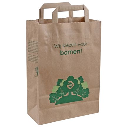 Spruyt Hillen draagtas escupac boom verpakkingsmateriaal, 22x10x33cm, set of 250 sturdy packaging bags