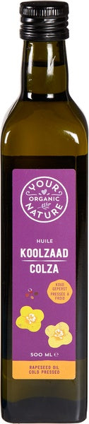 Your Organic Nature Koolzaadolie bio 500 Milliliter