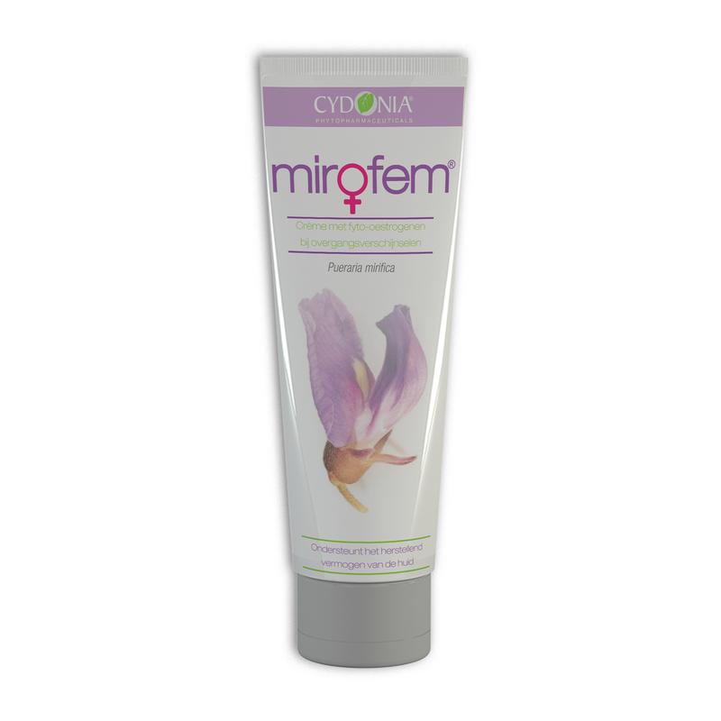 Cydonia Mirofem 50ml body care product in a white bottle with a pump, designed for skincare and personal body care routines.
