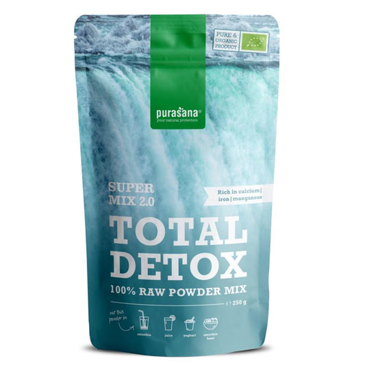 Purasana Total detox mix 2.0 vegan bio 250.00 Gram