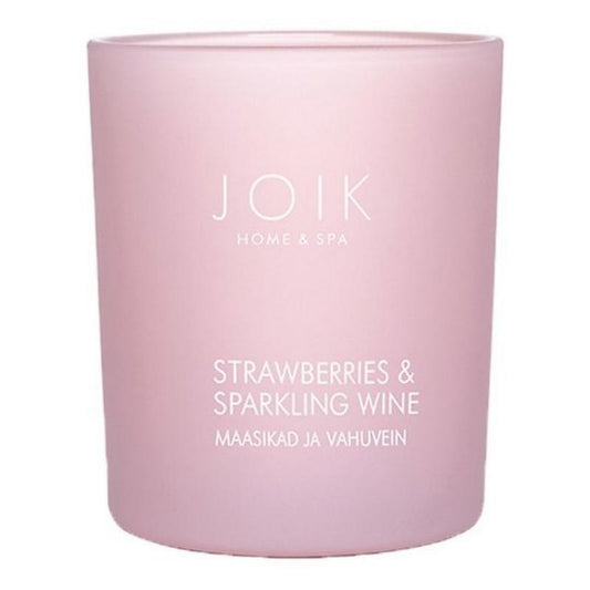 Joik Organics Geurkaars strawberry & sparkling wine vegan 150.00 Gram