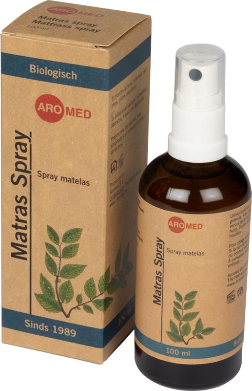 Aromed Matras spray 100ml in a clear glass bottle with a spray nozzle, used for spiritual and calming purposes.