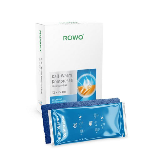 Rowo hot and cold pack for muscle and joint pain, 12x29cm, flexible gel pack for therapeutic use