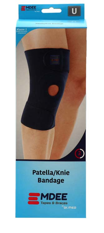 Emdee Knieband met stabilizers blauw 1 Stuks