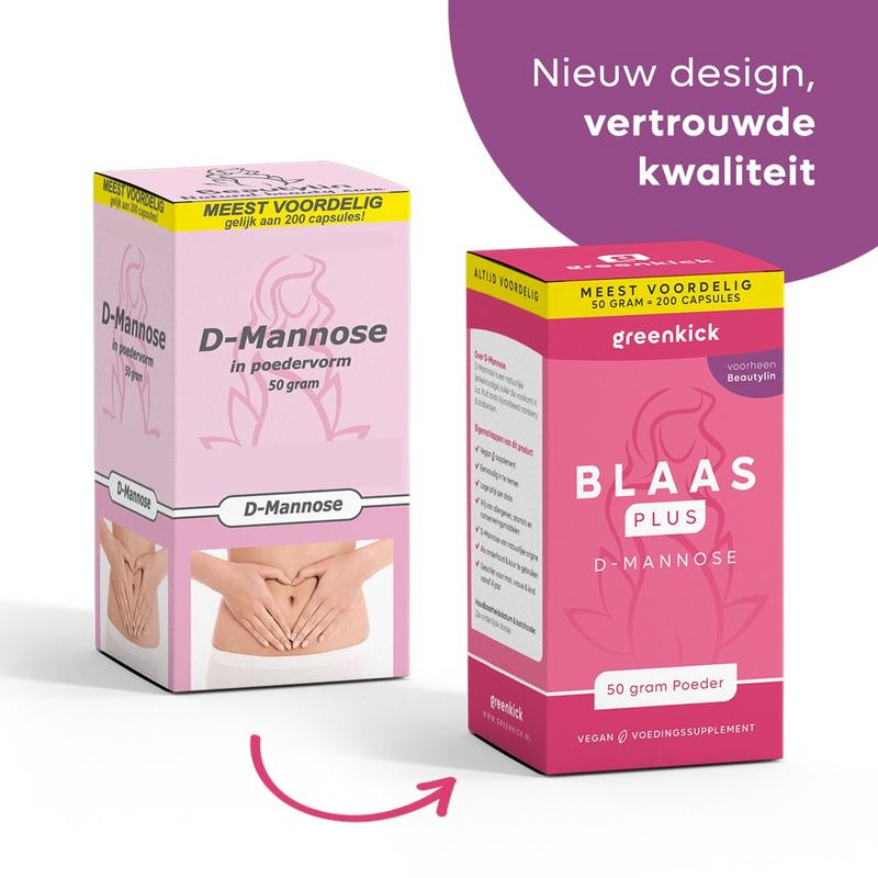 Greenkick D-Mannose poeder 50.00 Gram