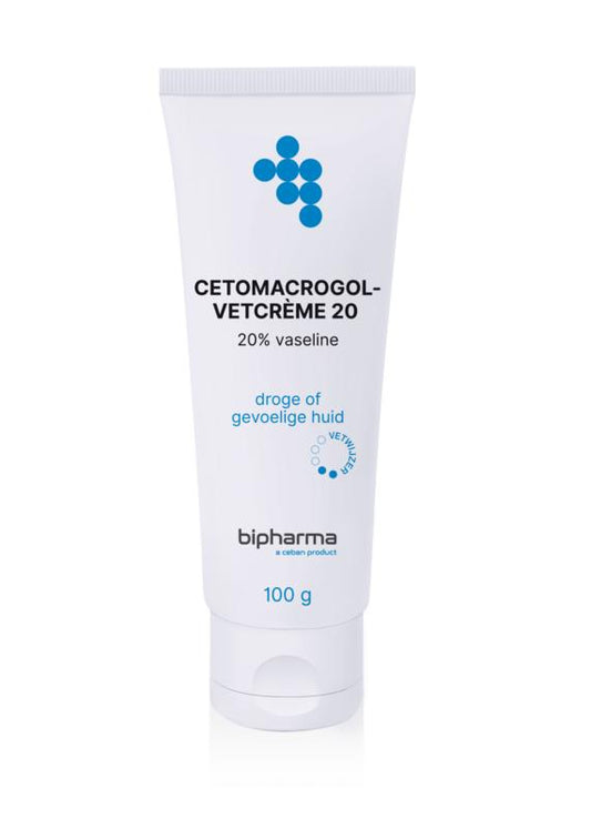 Bipharma Cetomacrogol-vetcreme 20 losse tube 100.00 Gram