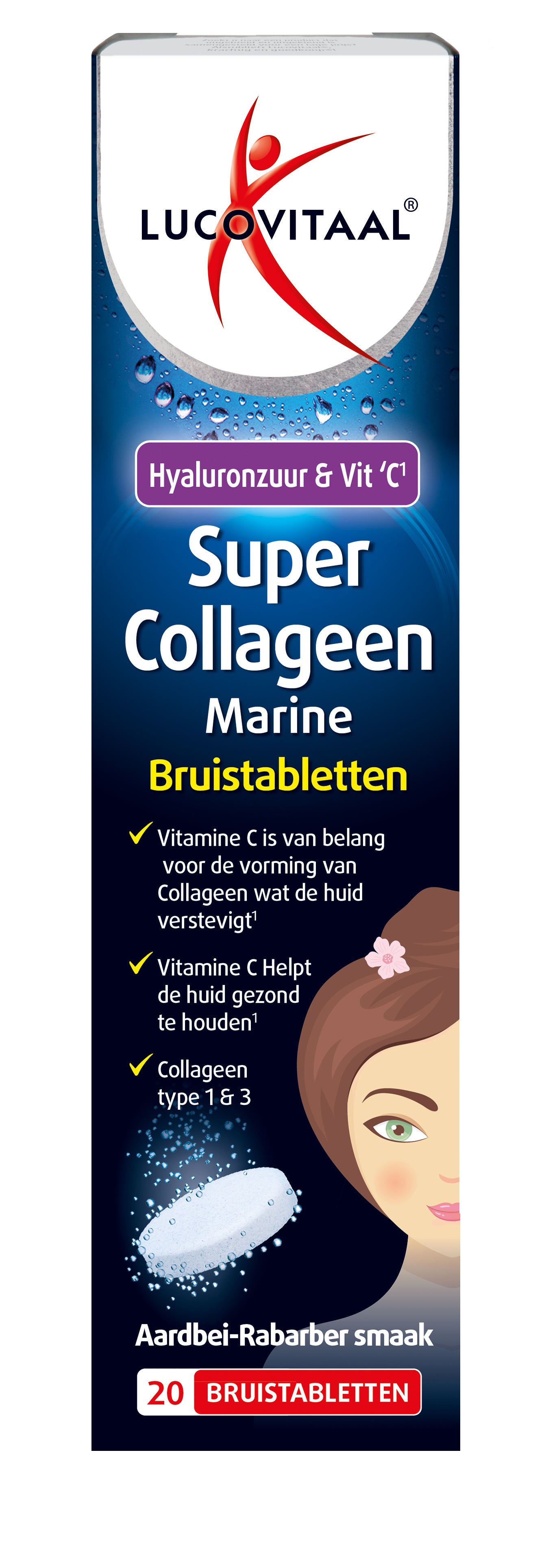 Lucovitaal Super collageen 20.00 Bruistabletten