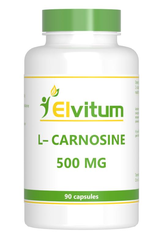 Elvitum  L-Carnosine 500mg 90 Vegetarische capsules