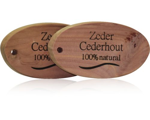 Beautylin Cederhout ovaal 100% natuurlijk 3 Stuks