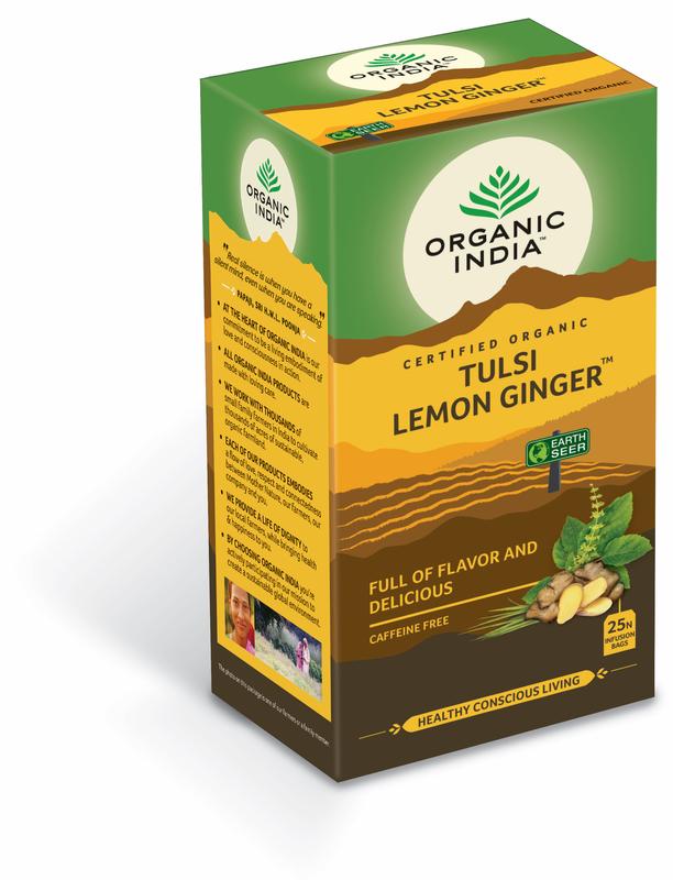 Organic India Tulsi lemon ginger thee bio 25.00 Zakjes