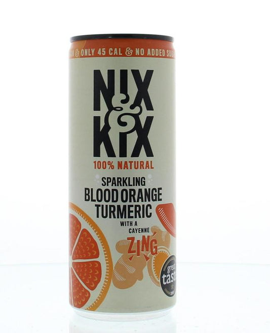 Nix & Kix Blood orange turmeric blik 250.00 Milliliter
