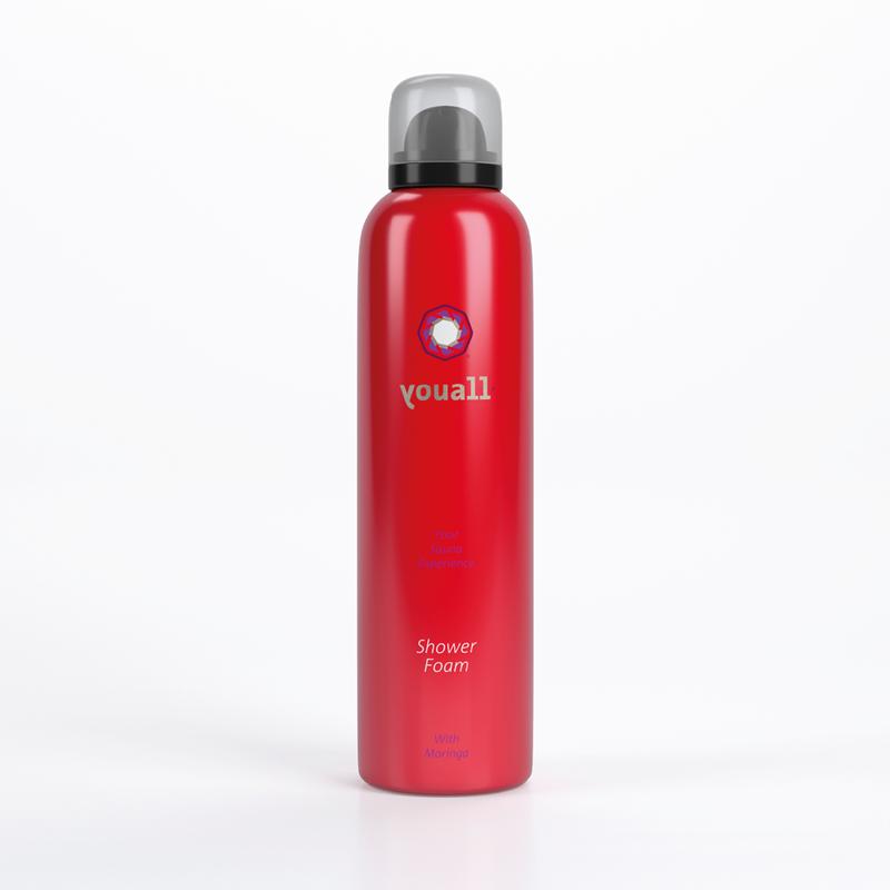 YouAll Sauna Doucheschuim 200ml, a soothing bath and shower foam with natural ingredients for cleansing and relaxation.
