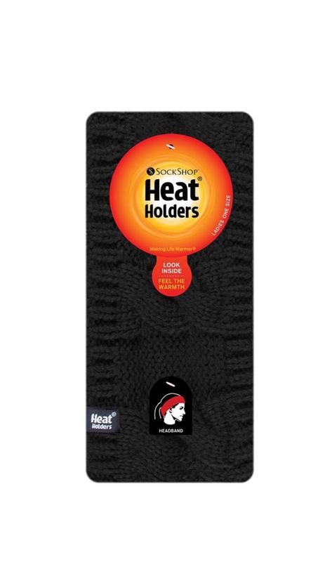 Heat Holders Ladies head band black one size 1.00 Stuks