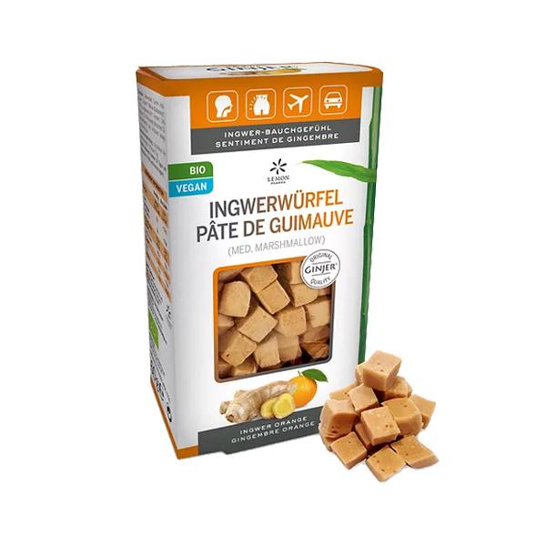 Lemon Pharma Ginjer original gember cubes bio 60.00 Gram
