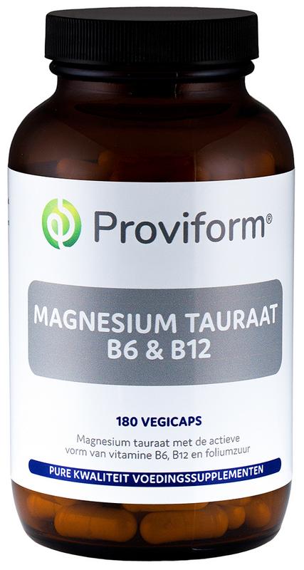 Proviform Magnesium tauraat B6 & B12 180 Vegetarische capsules