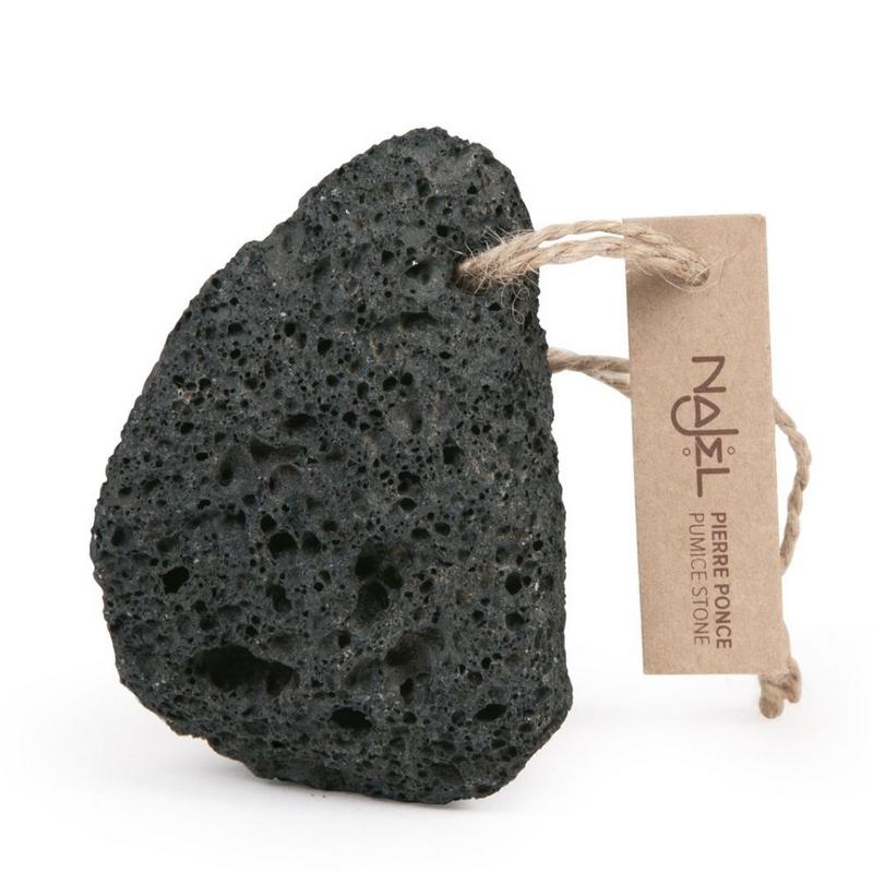 Najel Aleppo body pumice stone with natural, textured surface for exfoliating skin in body care routine.