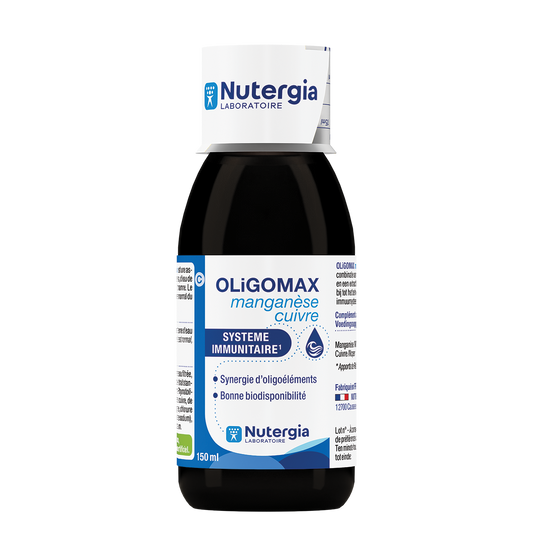 Nutergia Oligomax mangaan koper 150.00 Milliliter