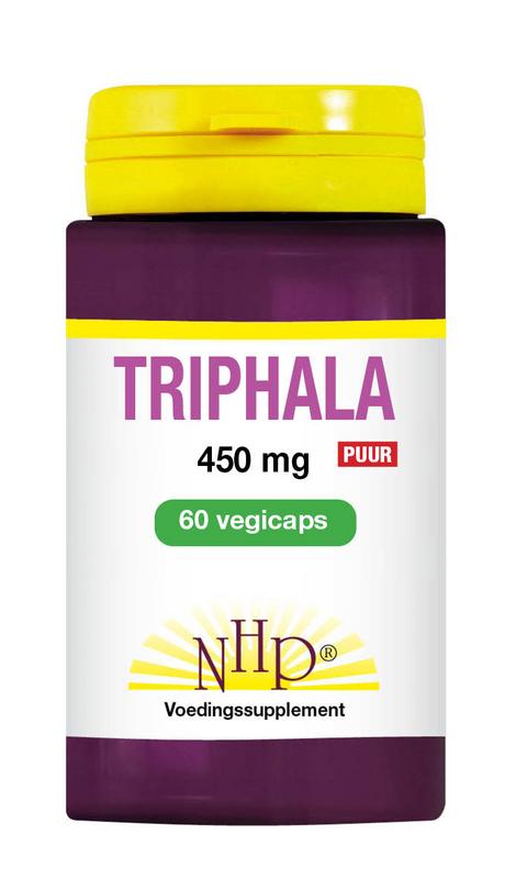 NHP Triphala puur 450mg 60.00 Vegetarische capsules