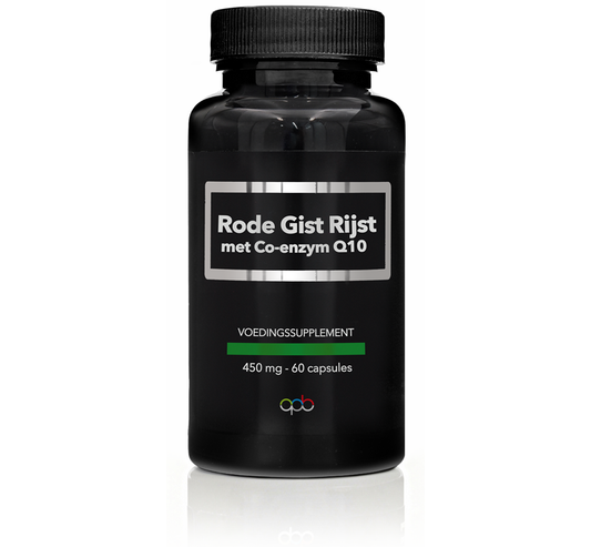 APB Holland Rode gist rijst met co-enzym Q10 450mg 60.00 Capsules