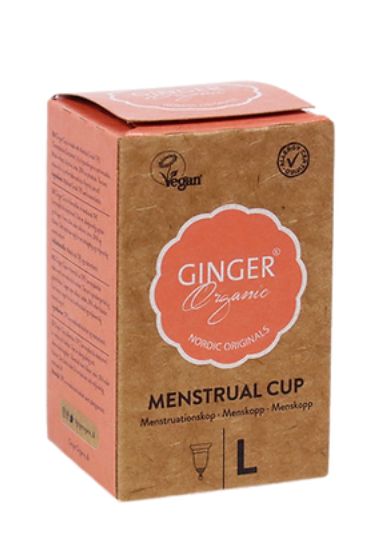 Ginger Organic Menstruatiecup TPE - maat L 1.00 Stuks