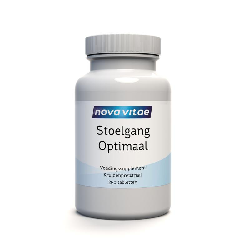 Nova Vitae Kruidenpreparaten Stoelgang Optimaal 250.00 tabletten in een doos, natuurlijke supplementen voor een gezonde spijsvertering.