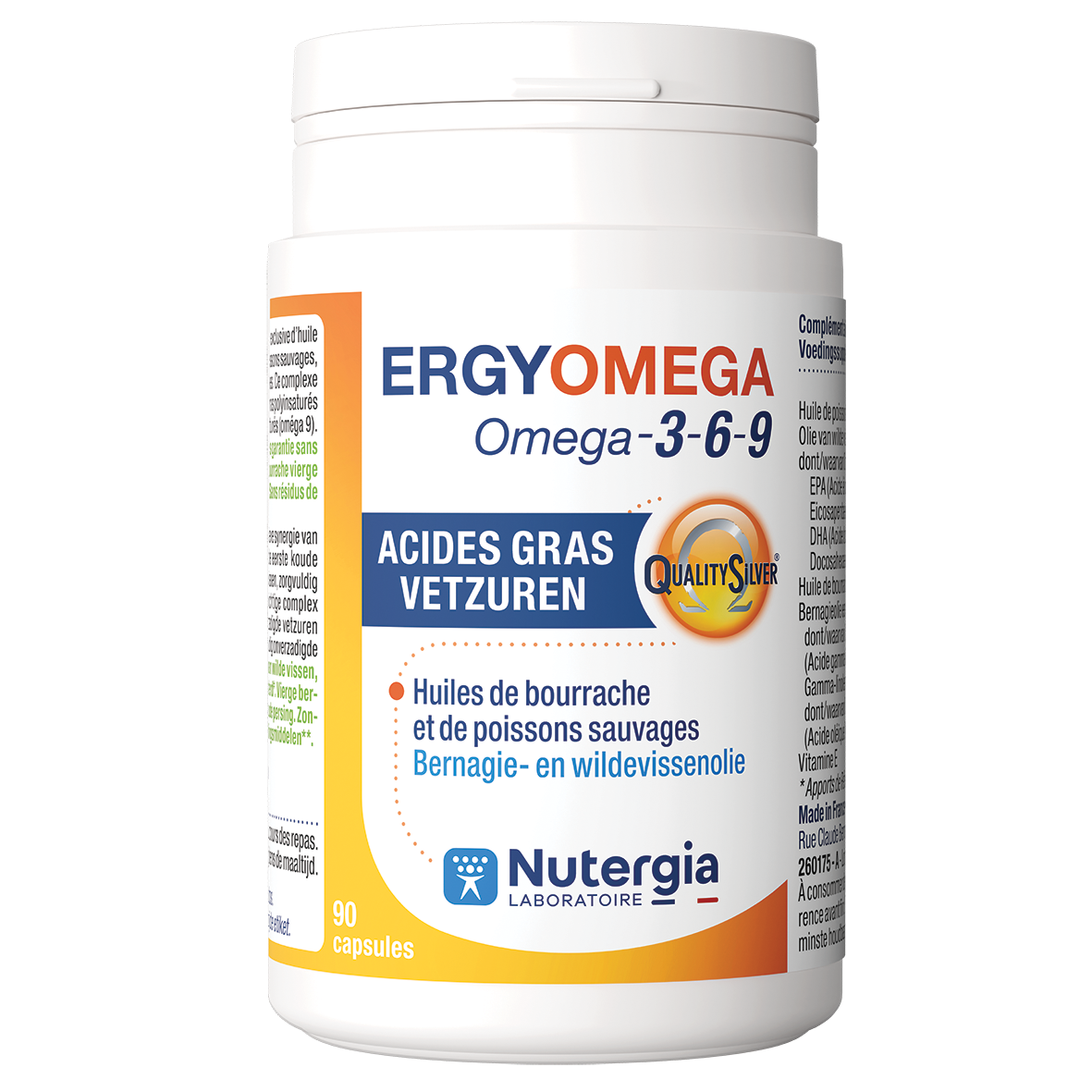 Nutergia ErgyOmega 3-6-9 90.00 Capsules