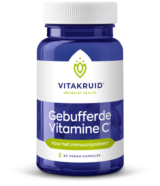 Vitakruid Gebufferde Vitamine C met oa Zink OPC Quercetine 30.00 Vegetarische capsules