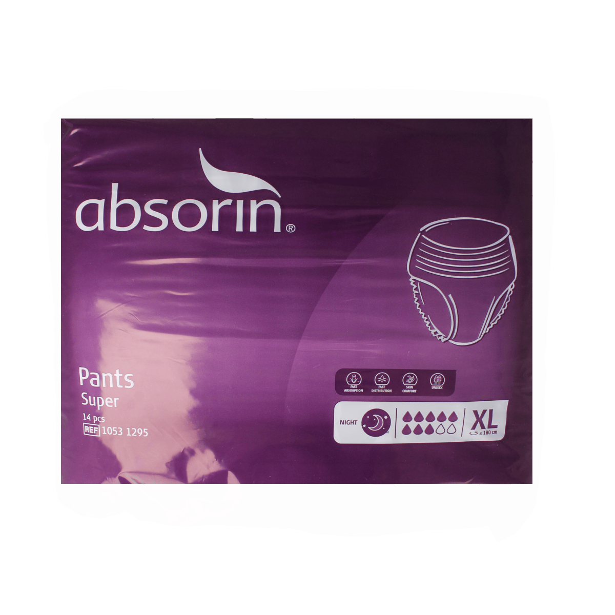 Absorin Incontinentie 14.00 Stuks Absorin Comfort pants super XL 14.00 Stuks