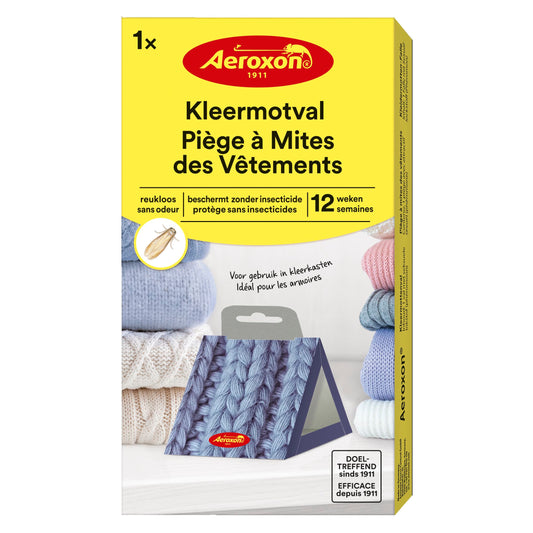 Aeroxon Wonen en Comfort 1.00 Stuks Aeroxon Kleermottenval 1.00 Stuks