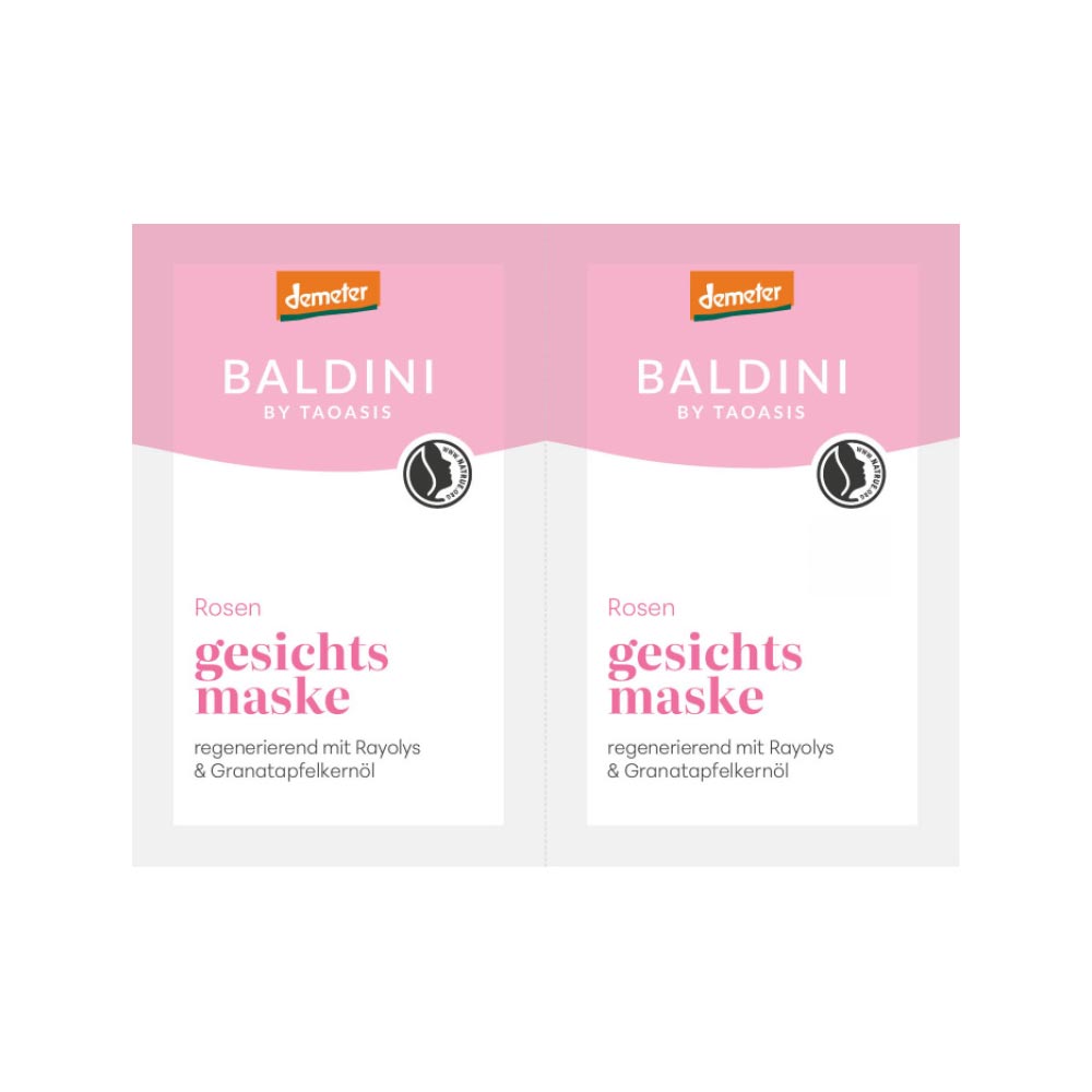 Baldini Baldini gezichtsmasker Rose Bio Demeter 15.00 Milliliter