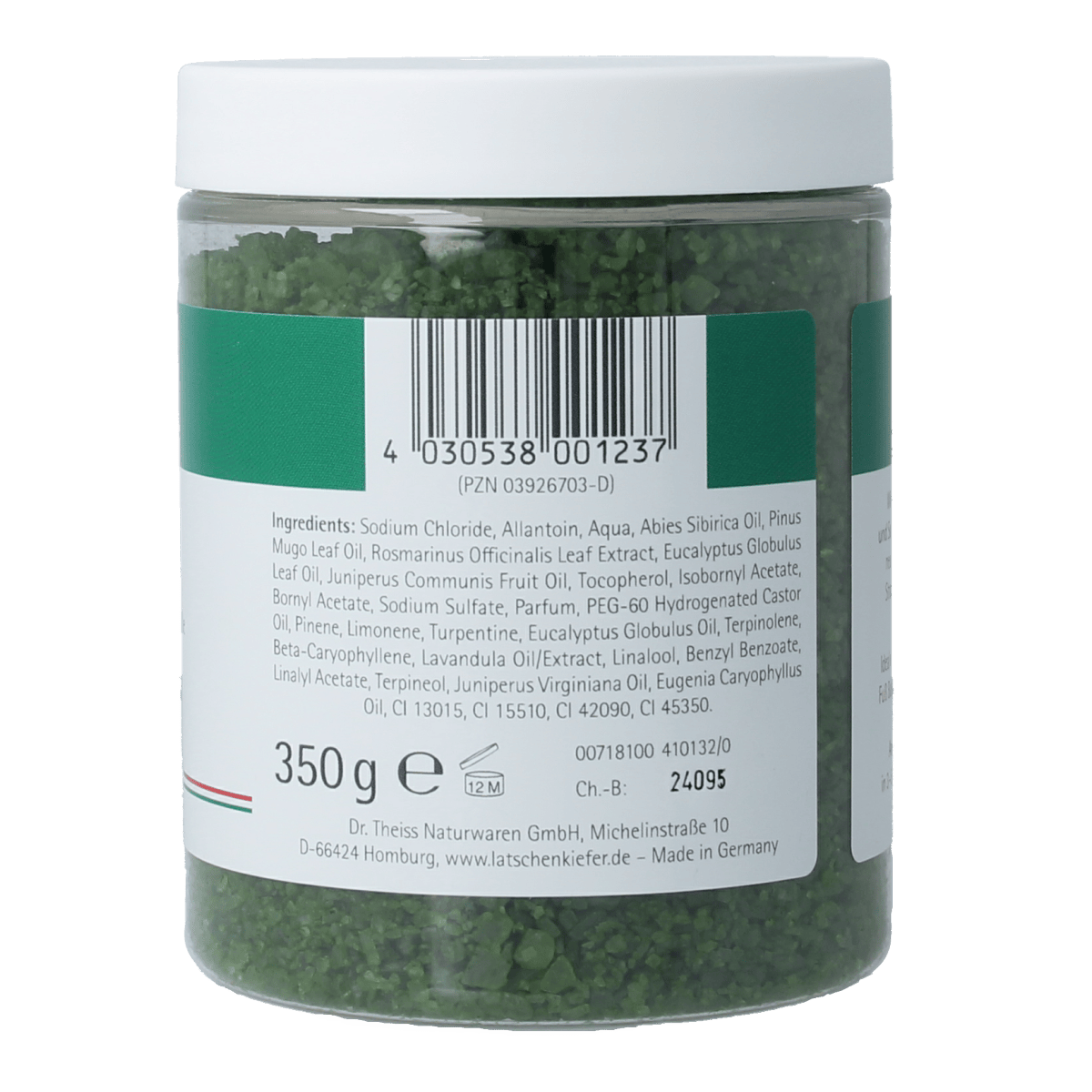 Allgauer Latshen Kiefer mineralen voetbad Allgasan, 350g, natural foot care product with mineral-enriched formula for relaxing foot soak.