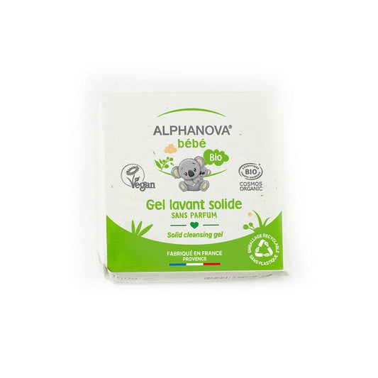 Alphanova Bebe Baby en Peuter Voeding 100 Gram Alphanova Bebe Baby bio solid cleansing gel 100 Gram