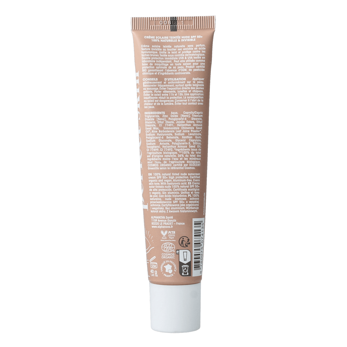 Alphanova skin Make-Up 40.00 Gram Alphanova skin Sun face Tinted Cream Light SPF50+ 40.00 Gram